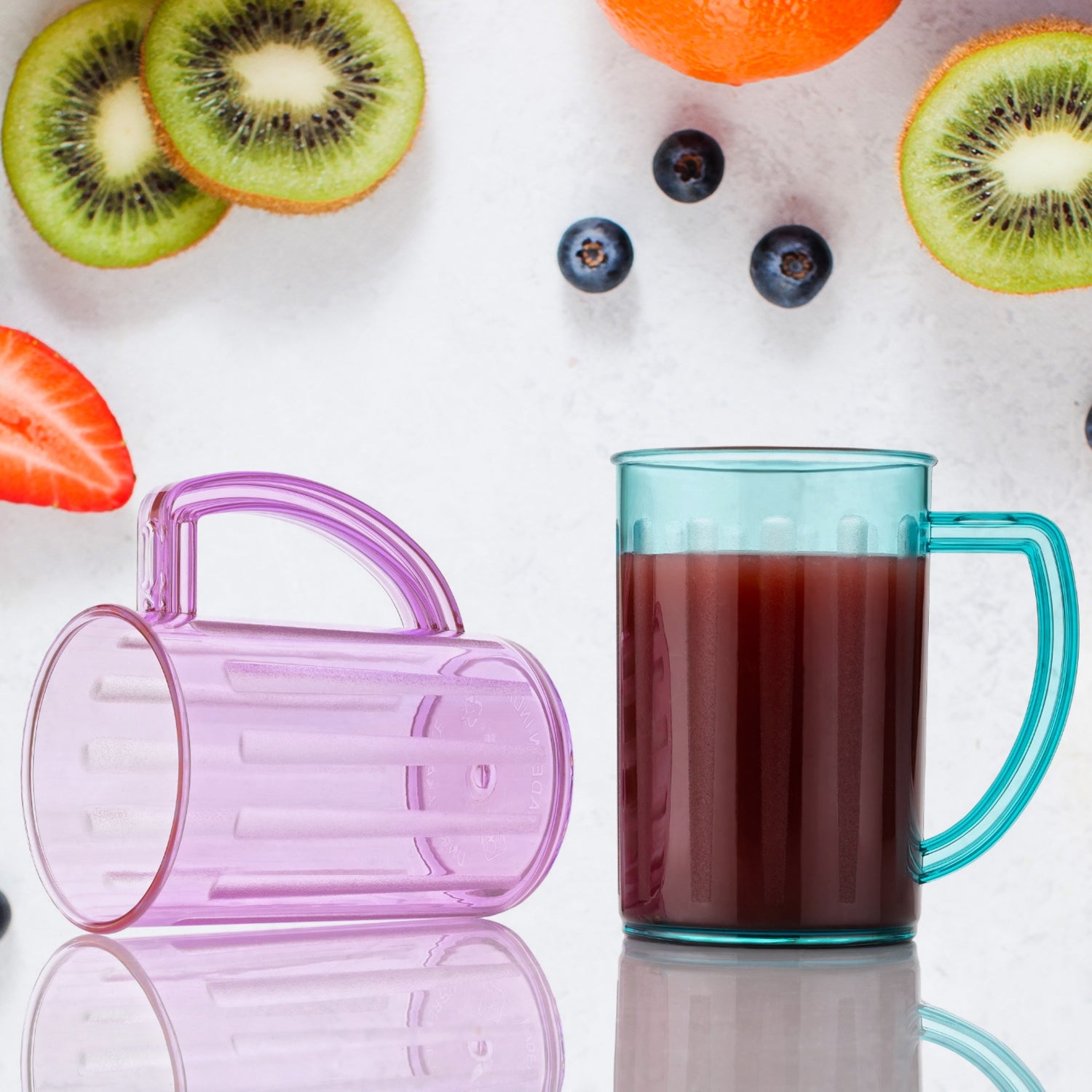 5579 Stylish Juice Glass With Handle Water Glass Beer Glass Milk Shake Glass Multipurpose Glass Plastic Beer Mug Unbreakable Beer Tasting Glasses Clear Juice Glasses Suitable For Kids (2 Pc) 5579 Stylish Juice Glass With Handle Water Glass Beer Glass Milk Shake Glass Multipurpose Glass Plastic Beer Mug Unbreakable Beer Tasting Glasses Clear Juice Glasses Suitable For Kids (2 Pc)